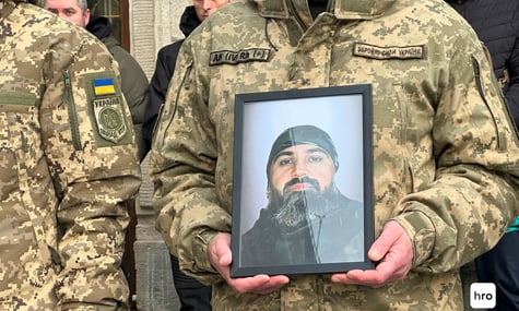 У Львові попрощалися з убитим ветераном АТО та військовим ТЦК Юрієм Бондаренком (ФОТО)