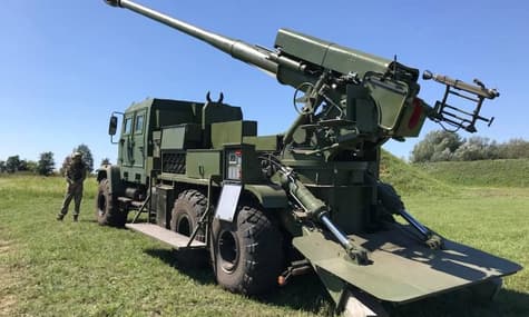 Нова українська «натівська» артилерія «Богдана» зробила перший постріл