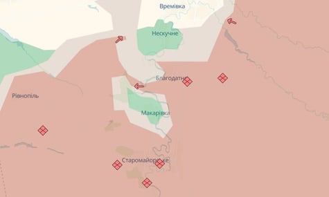Украинские военные вырвались из Макаровки в Донецкой области, которую могли окружить со всех сторон — DeepState
