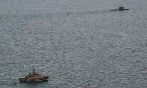 російський підводний човен, який 14 жовтня помітили в Балтійському морі російський підводний човен, який 14 жовтня помітили в Балтійському морі