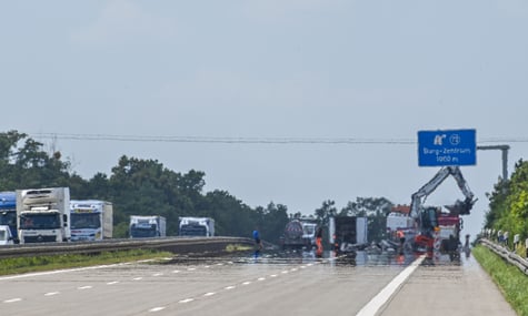 Німецькі автобани «розриває» через спеку. Сотня свійських тварин загинула через затори вантажівок