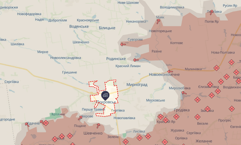 росіяни проводять наступальні дії північно-східніше Покровська — Генштаб
