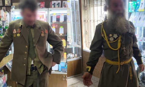 Священику УПЦ МП із Закарпаття, який розгулював у підряснику, схожому на радянську форму, повідомили про підозру