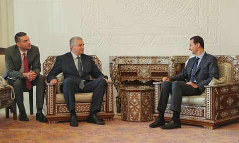 Так званий «глава Криму» Аксьонов у Сирії зустрівся з президентом Асадом