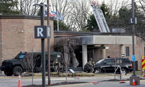 Правоохоронці на події стрілянини біля синагоги Temple Israel, Вест-Блумфілд, штат Мічиган, 12 березня 2026 року