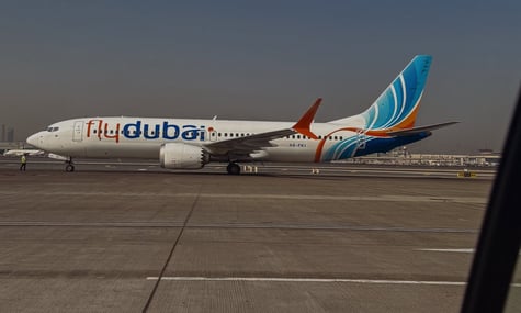 Ілюстративне фото. Літак flydubai