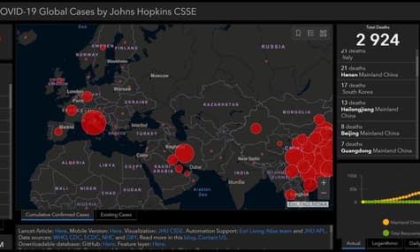 Кількість інфікованих коронавірусом в Італії наближається до 900, в Південній Кореї — до 3 тисяч