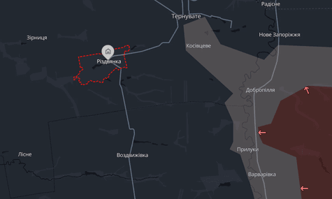 «Это полный бред». россияне заявили о захвате села Риздвянки, расположенной в 20 км от линии столкновения