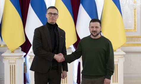 Президент України Володимир Зеленський та президент Фінляндії Александр Стубб