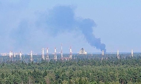 У Московській області спалахнула пожежа на військовому летовищі «Чкаловський» — ЗМІ