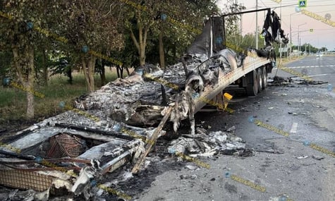 Наслідки атаки в окупованому Маріуполі