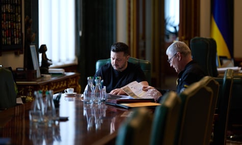 Президент України Володимир Зеленський та керівник ГУР МО Олег Іващенко