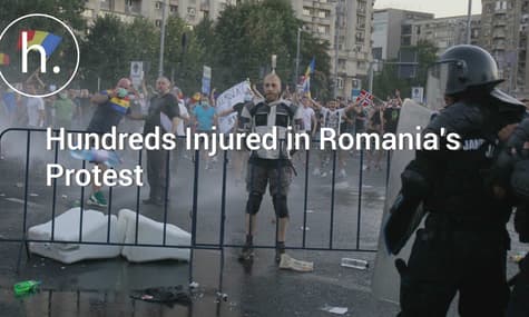 Hundreds Injured in Romania’s Anti-Government Protest