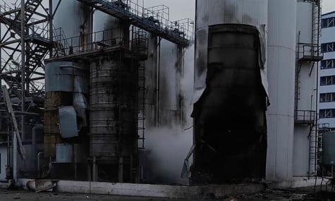 На Одещині судно із зерном під прапором Панами зазнало пошкоджень унаслідок російської атаки