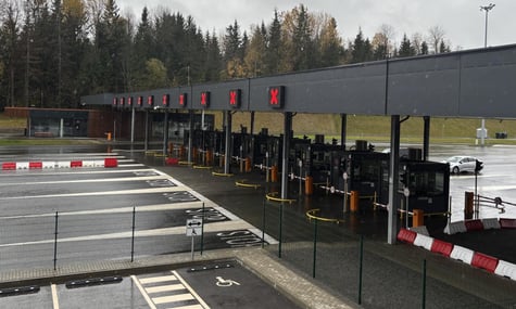 Пункт пропуску на кордоні Литви з Білоруссю, який закривали 29 жовтня 2025 року