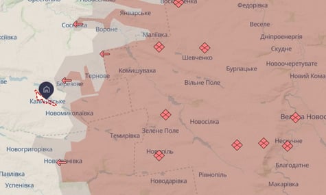 россияне заявили о захвате Калиновского в Днепропетровской области. В ОСГВ «Днепр» опровергли