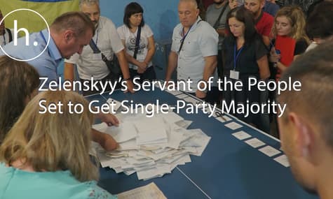 Zelenskyy’s Servant of the People Set to Get Single-Party Majority