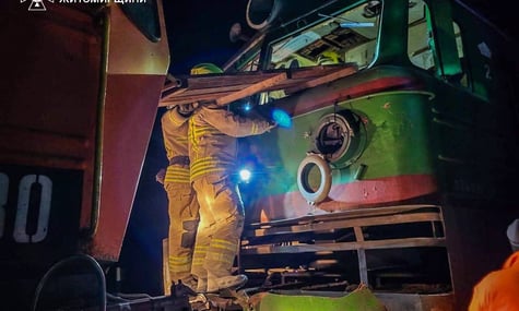 Грузовой поезд, который сошел с рельсов в Коростене, вероятно, поражен в результате детонации «шахеда»