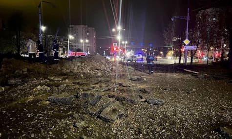 Explosions in Kyiv, bomb falls in Russia's Belgorod: last night's highlights