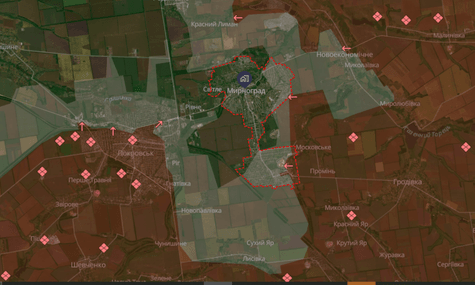 Морпіхи заявили, що Мирноград оточений