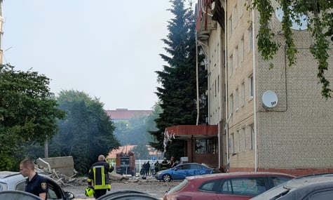 В Луцке под российский обстрел попал отель, где жила украинская сборная по легкой атлетике