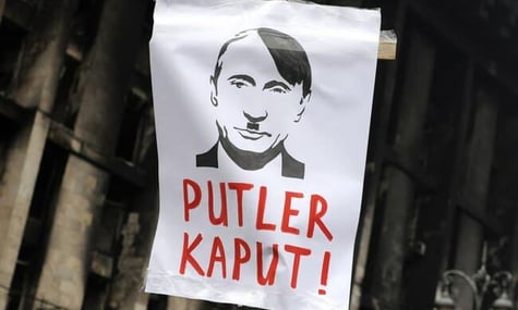 У росії суд заборонив меми, які порівнюють путіна з Гітлером