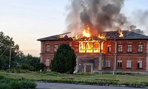росіяни зруйнували старовинну садибу Миклашевських поблизу Запоріжжя
