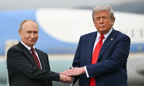 Президент США Дональд Трамп та глава рф володимир путін