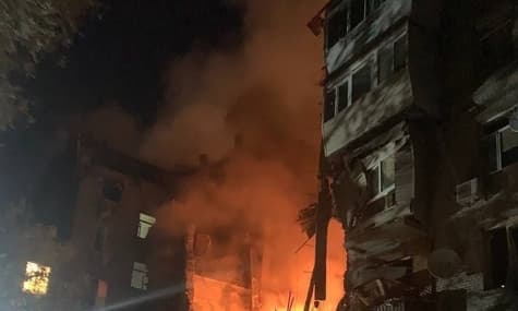 росіяни вдарили ракетами по Запоріжжю: виникли пожежі, під удар потрапили житлові будинки