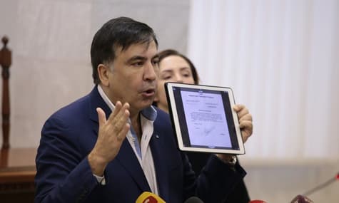 Саакашвілі подав Зеленському звернення із проханням повернути громадянство України