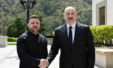 Зеленський приїхав до Азербайджану вперше з 2019 року. Він зустрівся з Алієвим та українськими військовими