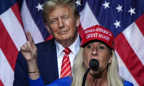 Дональд Трамп та Марджорі Тейлор Грін