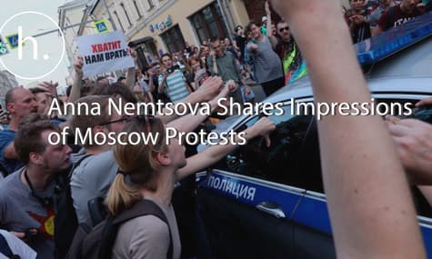 Anna Nemtsova Shares Impressions of Moscow Protests