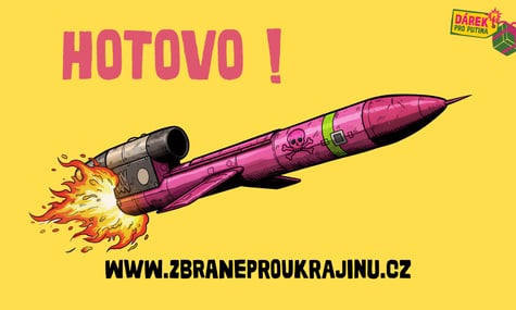 На гроші, які зібрали чеські волонтери, вироблять не одну, а дві ракети «Фламінго» для України