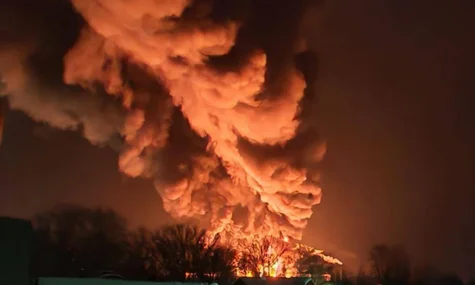 Удару по нафтобазі «Великолуцька» в росії завдали дрони СБУ — джерело