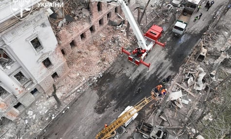 Наслідки обстрілу Сум 13 квітня 2025 року