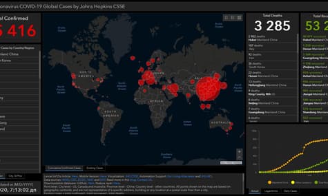 Коронавірусом у світі заразилися понад 93 тисячі людей, натомість 53 тисячі одужали
