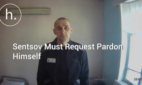 Sentsov Must Ask Putin for Pardon Himself
