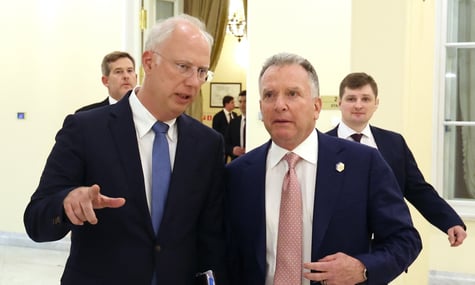 Спецпредставник глави рф Кирило Дмитрієв та спецпредставник президента США Стів Віткофф Спецпредставник глави рф Кирило Дмитрієв та спецпредставник президента США Стів Віткофф