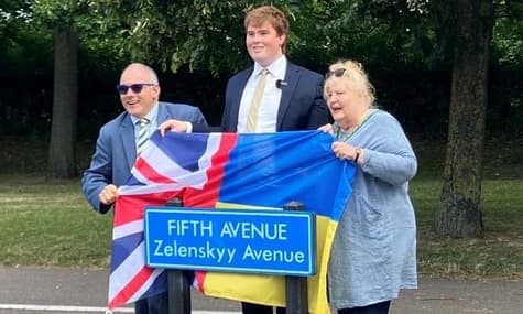Первая улица в честь Зеленского появилась в Великобритании