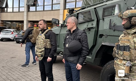 Ігор Клименко на місці теракту в Києві, 18 квітня 2026 року