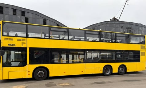 Вулицями Києва вперше курсуватиме двоповерховий автобус із Берліна