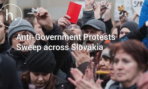 Anti-Government Protests Sweep across Slovakia