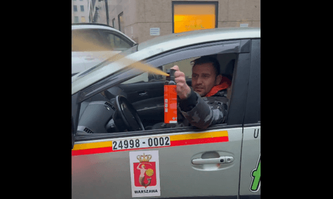 У Варшаві таксист розпилив сльозогінний газ в обличчя вагітної українки