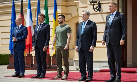 Зеленский встретился с лидерами Германии, Франции, Италии и Румынии. Что известно?
