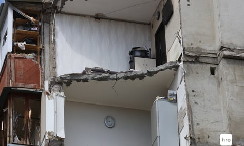 Місце влучання російської ракети у Дарницькому районі Києва, 15 травня 2026 року