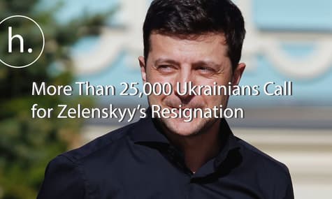 Petition for Zelenskyy's Resignation Reaches Over 25,000 Signatures