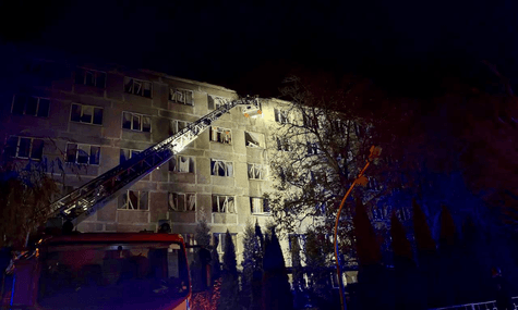 В Днепре российский дрон попал в общежитие профтехучилища — пострадали подростки