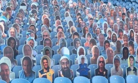 Картонний Осама бен Ладен хотів підтримати «Лідс Юнайтед» на прийдешньому матчі, але його прибрали