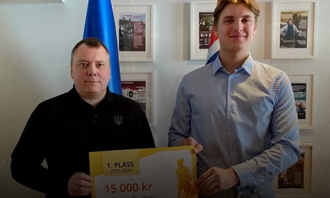 Норвежець виграв національну олімпіаду з математики й задонатив усю премію Україні